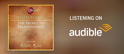 400 banner for the Secret of Relationships by Rhonda Byrne.