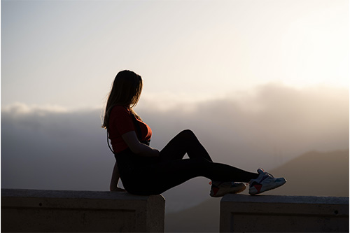 500 Woman Foggy Dock 500 Woman Foggy Dock