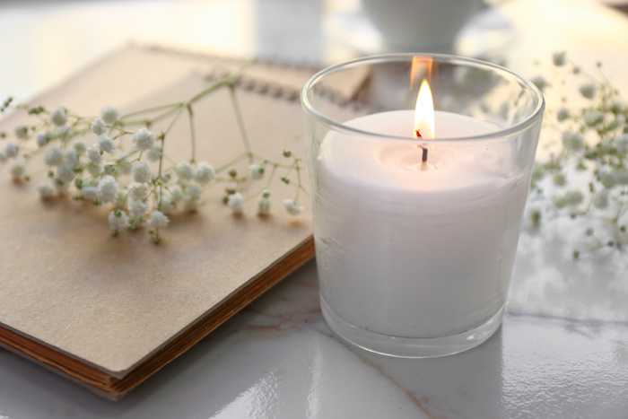 Scented candles for writers enhance the creative atmosphere.