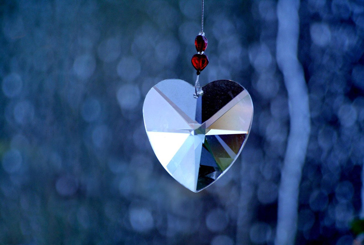 Specific crystal prism suncatchers possess different energies.