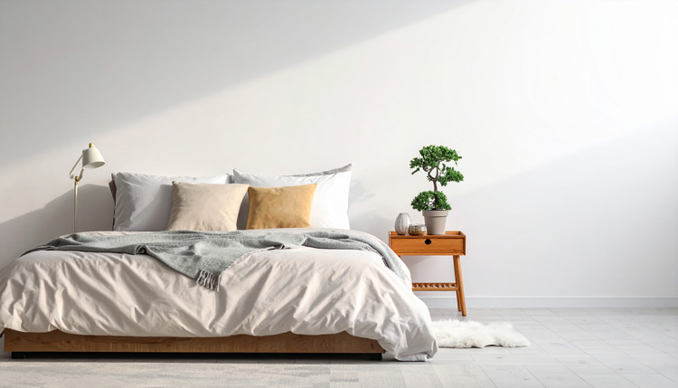 Use natural colors to create a zen home.