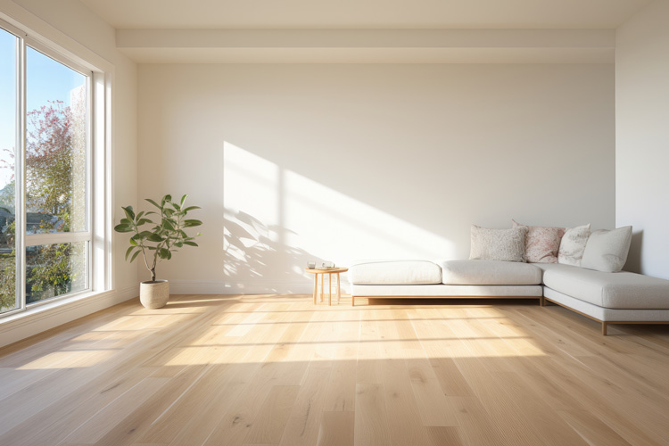 Uncluttered rooms are the most inexpensive way to create a zen home.